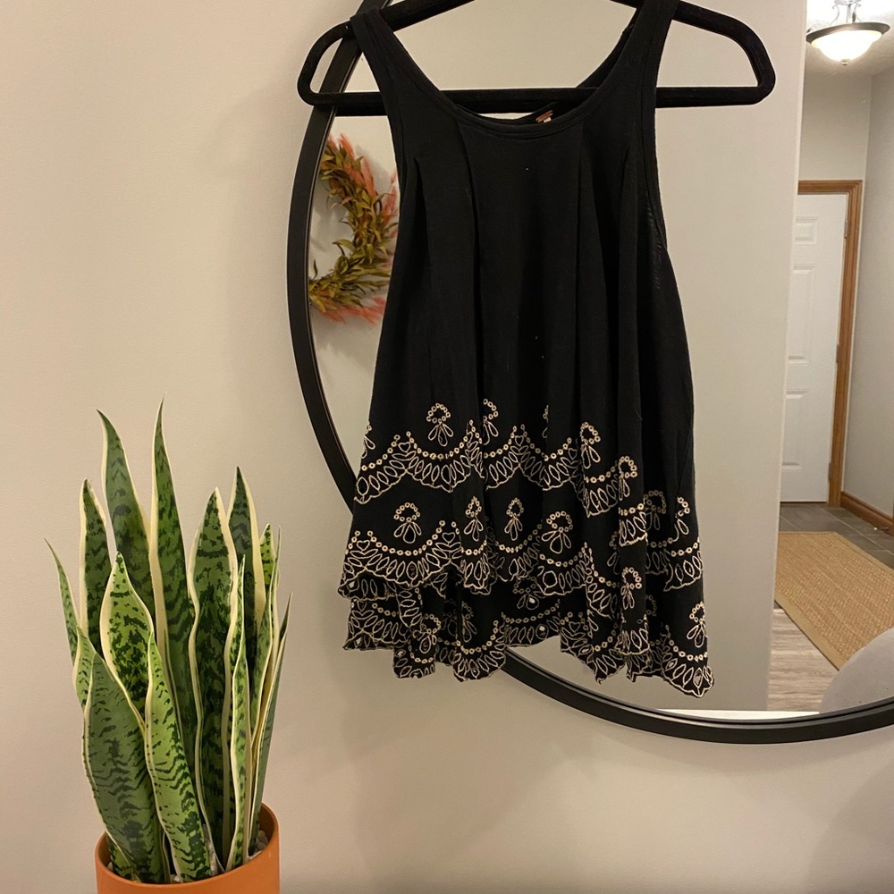Free People Open Back Top
